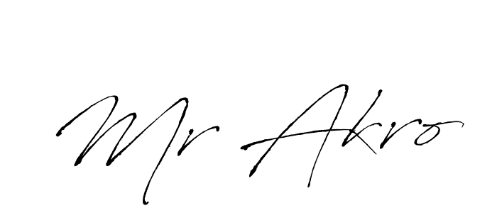 Also You can easily find your signature by using the search form. We will create Mr Akro name handwritten signature images for you free of cost using Antro_Vectra sign style. Mr Akro signature style 6 images and pictures png