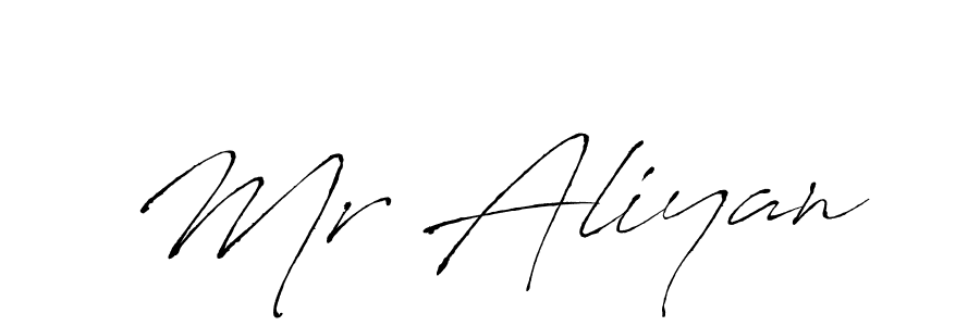 Mr Aliyan stylish signature style. Best Handwritten Sign (Antro_Vectra) for my name. Handwritten Signature Collection Ideas for my name Mr Aliyan. Mr Aliyan signature style 6 images and pictures png