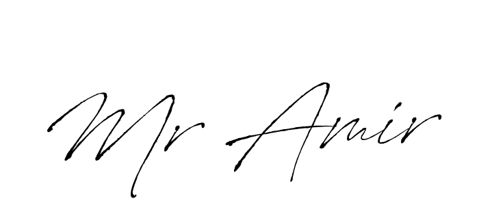 You can use this online signature creator to create a handwritten signature for the name Mr Amir. This is the best online autograph maker. Mr Amir signature style 6 images and pictures png