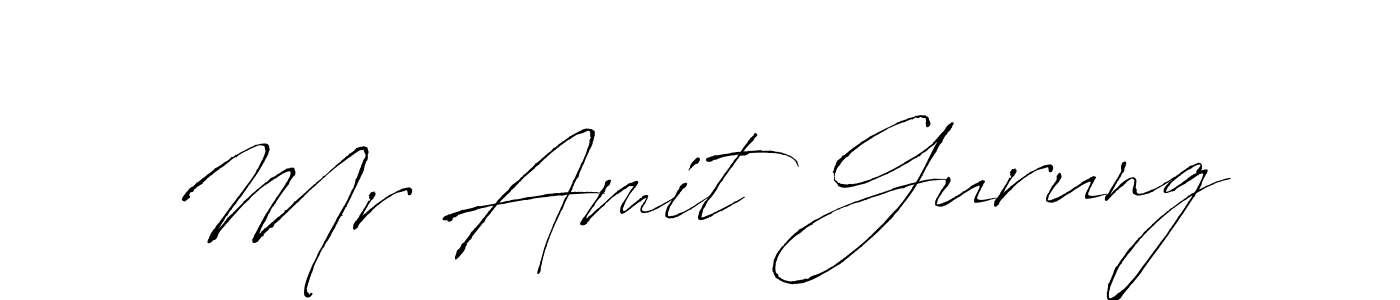 Use a signature maker to create a handwritten signature online. With this signature software, you can design (Antro_Vectra) your own signature for name Mr Amit Gurung. Mr Amit Gurung signature style 6 images and pictures png