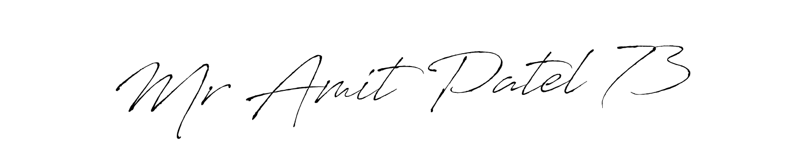 Also we have Mr Amit Patel 73 name is the best signature style. Create professional handwritten signature collection using Antro_Vectra autograph style. Mr Amit Patel 73 signature style 6 images and pictures png