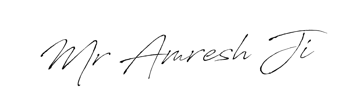 Similarly Antro_Vectra is the best handwritten signature design. Signature creator online .You can use it as an online autograph creator for name Mr Amresh Ji. Mr Amresh Ji signature style 6 images and pictures png