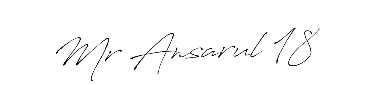 Also we have Mr Ansarul 18 name is the best signature style. Create professional handwritten signature collection using Antro_Vectra autograph style. Mr Ansarul 18 signature style 6 images and pictures png