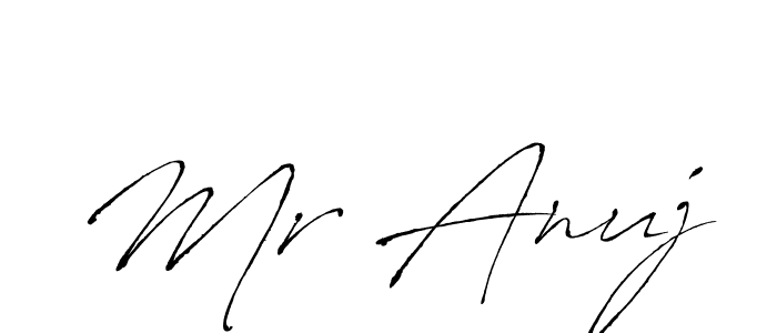 Also we have Mr Anuj name is the best signature style. Create professional handwritten signature collection using Antro_Vectra autograph style. Mr Anuj signature style 6 images and pictures png