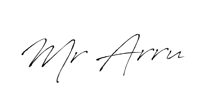 Antro_Vectra is a professional signature style that is perfect for those who want to add a touch of class to their signature. It is also a great choice for those who want to make their signature more unique. Get Mr Arru name to fancy signature for free. Mr Arru signature style 6 images and pictures png