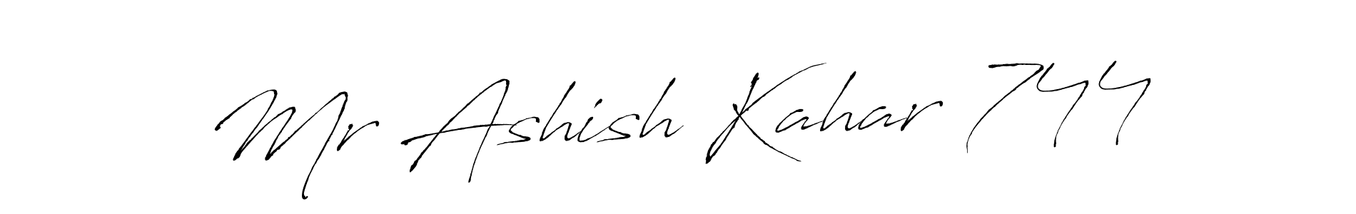 if you are searching for the best signature style for your name Mr Ashish Kahar 744. so please give up your signature search. here we have designed multiple signature styles  using Antro_Vectra. Mr Ashish Kahar 744 signature style 6 images and pictures png