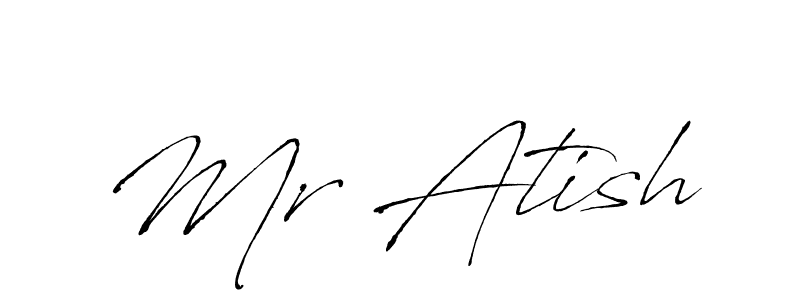 You should practise on your own different ways (Antro_Vectra) to write your name (Mr Atish) in signature. don't let someone else do it for you. Mr Atish signature style 6 images and pictures png