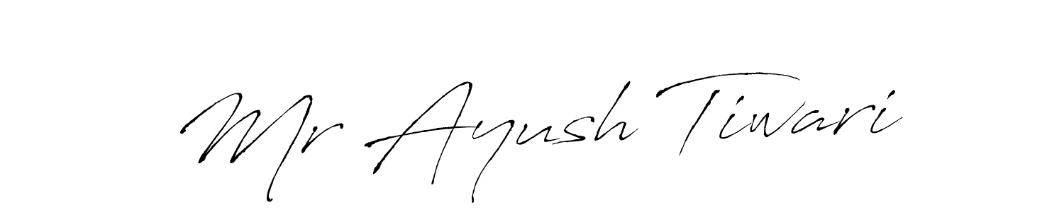 It looks lik you need a new signature style for name Mr Ayush Tiwari. Design unique handwritten (Antro_Vectra) signature with our free signature maker in just a few clicks. Mr Ayush Tiwari signature style 6 images and pictures png