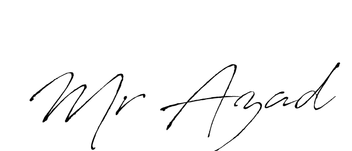 Create a beautiful signature design for name Mr Azad. With this signature (Antro_Vectra) fonts, you can make a handwritten signature for free. Mr Azad signature style 6 images and pictures png
