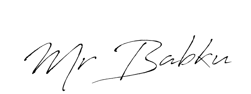 Antro_Vectra is a professional signature style that is perfect for those who want to add a touch of class to their signature. It is also a great choice for those who want to make their signature more unique. Get Mr Babku name to fancy signature for free. Mr Babku signature style 6 images and pictures png