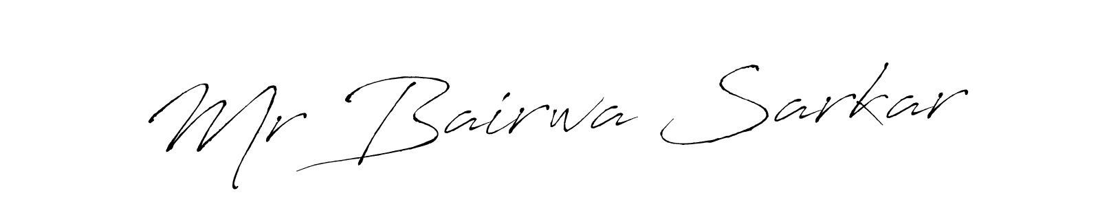 It looks lik you need a new signature style for name Mr Bairwa Sarkar. Design unique handwritten (Antro_Vectra) signature with our free signature maker in just a few clicks. Mr Bairwa Sarkar signature style 6 images and pictures png