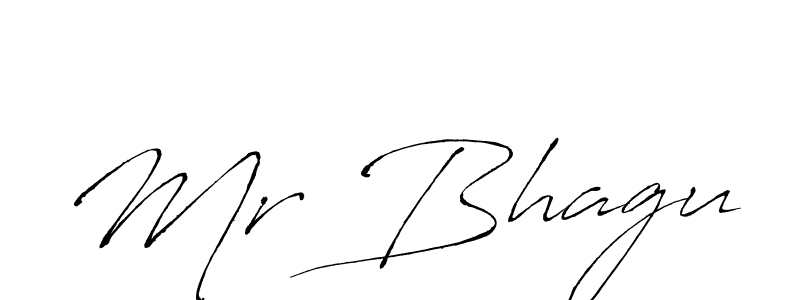 Create a beautiful signature design for name Mr Bhagu. With this signature (Antro_Vectra) fonts, you can make a handwritten signature for free. Mr Bhagu signature style 6 images and pictures png