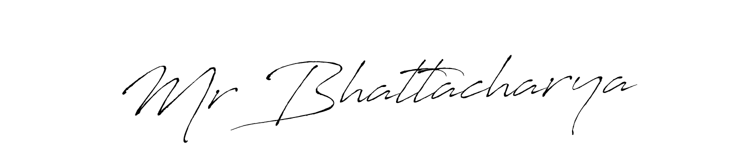 Make a beautiful signature design for name Mr Bhattacharya. With this signature (Antro_Vectra) style, you can create a handwritten signature for free. Mr Bhattacharya signature style 6 images and pictures png