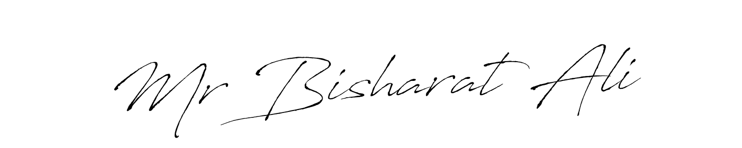 The best way (Antro_Vectra) to make a short signature is to pick only two or three words in your name. The name Mr Bisharat Ali include a total of six letters. For converting this name. Mr Bisharat Ali signature style 6 images and pictures png