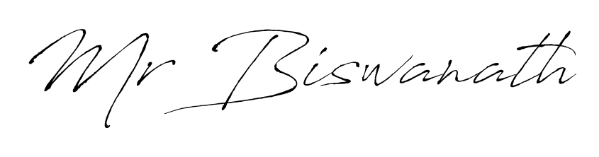Enhance your business communications with Mr Biswanath signature in Antro_Vectra lettering. Clean, modern, and universally compatible. Mr Biswanath signature style 6 images and pictures png