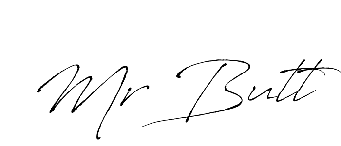 Create a beautiful signature design for name Mr Butt. With this signature (Antro_Vectra) fonts, you can make a handwritten signature for free. Mr Butt signature style 6 images and pictures png