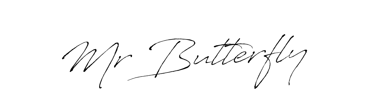 Create a beautiful signature design for name Mr Butterfly. With this signature (Antro_Vectra) fonts, you can make a handwritten signature for free. Mr Butterfly signature style 6 images and pictures png
