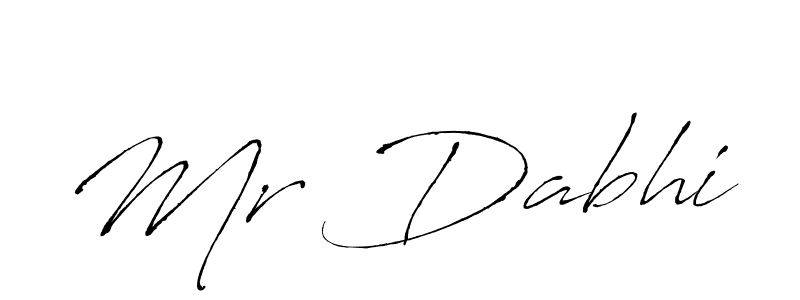 How to make Mr Dabhi signature? Antro_Vectra is a professional autograph style. Create handwritten signature for Mr Dabhi name. Mr Dabhi signature style 6 images and pictures png