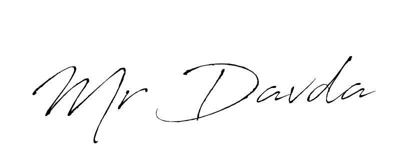 You can use this online signature creator to create a handwritten signature for the name Mr Davda. This is the best online autograph maker. Mr Davda signature style 6 images and pictures png