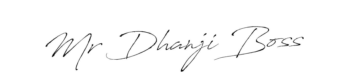Mr Dhanji Boss stylish signature style. Best Handwritten Sign (Antro_Vectra) for my name. Handwritten Signature Collection Ideas for my name Mr Dhanji Boss. Mr Dhanji Boss signature style 6 images and pictures png