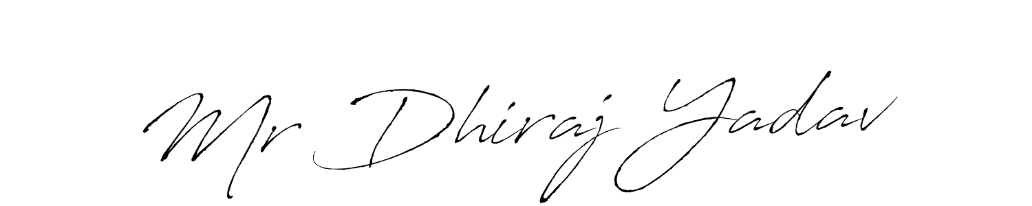 Make a beautiful signature design for name Mr Dhiraj Yadav. Use this online signature maker to create a handwritten signature for free. Mr Dhiraj Yadav signature style 6 images and pictures png