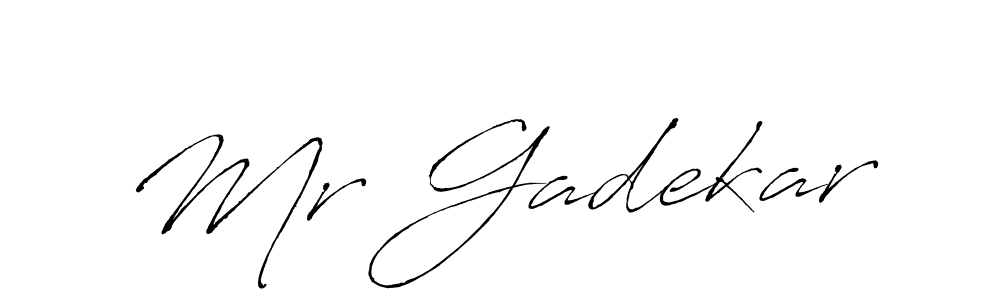 It looks lik you need a new signature style for name Mr Gadekar. Design unique handwritten (Antro_Vectra) signature with our free signature maker in just a few clicks. Mr Gadekar signature style 6 images and pictures png