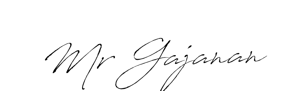 Create a beautiful signature design for name Mr Gajanan. With this signature (Antro_Vectra) fonts, you can make a handwritten signature for free. Mr Gajanan signature style 6 images and pictures png