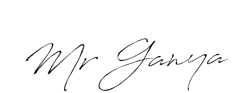 How to make Mr Ganya name signature. Use Antro_Vectra style for creating short signs online. This is the latest handwritten sign. Mr Ganya signature style 6 images and pictures png