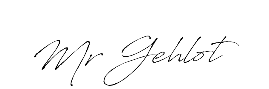 Create a beautiful signature design for name Mr Gehlot. With this signature (Antro_Vectra) fonts, you can make a handwritten signature for free. Mr Gehlot signature style 6 images and pictures png