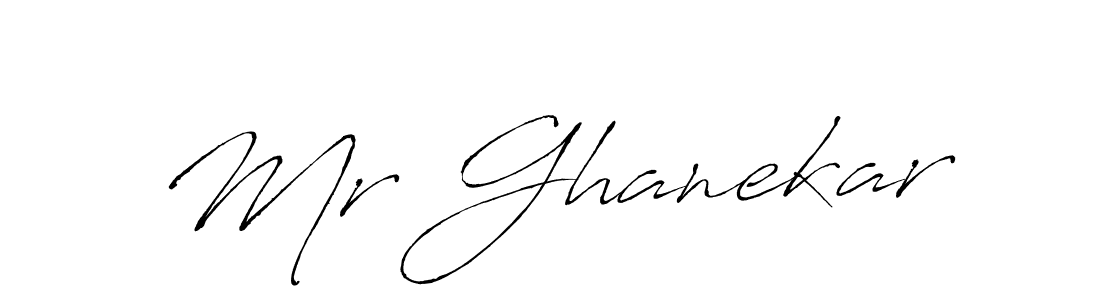 Similarly Antro_Vectra is the best handwritten signature design. Signature creator online .You can use it as an online autograph creator for name Mr Ghanekar. Mr Ghanekar signature style 6 images and pictures png