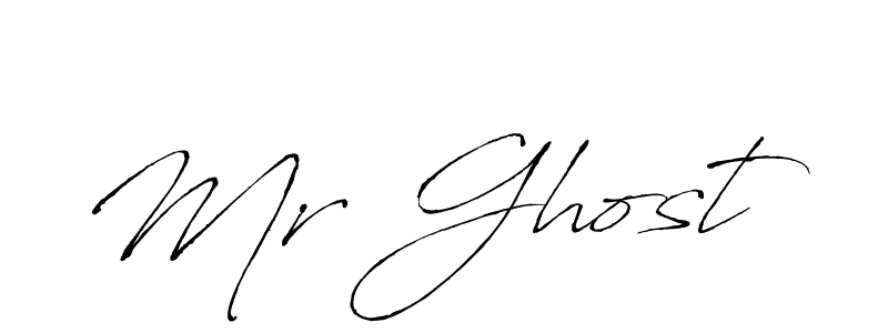 Create a beautiful signature design for name Mr Ghost. With this signature (Antro_Vectra) fonts, you can make a handwritten signature for free. Mr Ghost signature style 6 images and pictures png