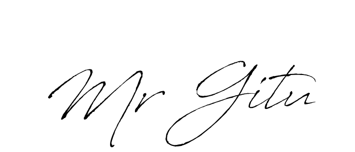 It looks lik you need a new signature style for name Mr Gitu. Design unique handwritten (Antro_Vectra) signature with our free signature maker in just a few clicks. Mr Gitu signature style 6 images and pictures png