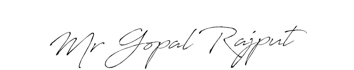 Mr Gopal Rajput stylish signature style. Best Handwritten Sign (Antro_Vectra) for my name. Handwritten Signature Collection Ideas for my name Mr Gopal Rajput. Mr Gopal Rajput signature style 6 images and pictures png