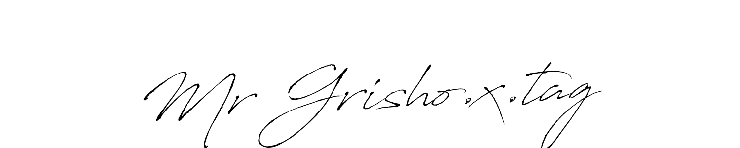 Antro_Vectra is a professional signature style that is perfect for those who want to add a touch of class to their signature. It is also a great choice for those who want to make their signature more unique. Get Mr Grisho.x.tag name to fancy signature for free. Mr Grisho.x.tag signature style 6 images and pictures png