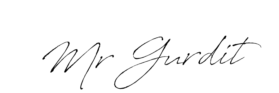 Create a beautiful signature design for name Mr Gurdit. With this signature (Antro_Vectra) fonts, you can make a handwritten signature for free. Mr Gurdit signature style 6 images and pictures png