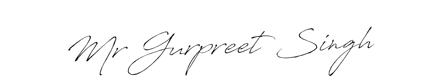Mr Gurpreet Singh stylish signature style. Best Handwritten Sign (Antro_Vectra) for my name. Handwritten Signature Collection Ideas for my name Mr Gurpreet Singh. Mr Gurpreet Singh signature style 6 images and pictures png