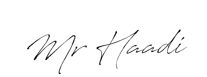 You can use this online signature creator to create a handwritten signature for the name Mr Haadi. This is the best online autograph maker. Mr Haadi signature style 6 images and pictures png