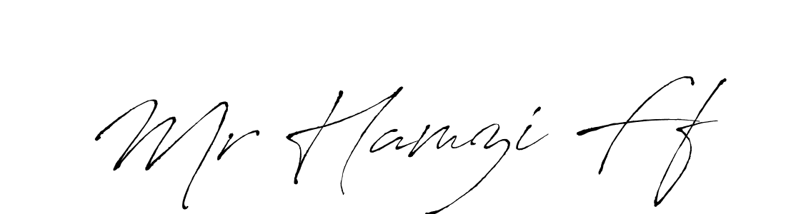 Antro_Vectra is a professional signature style that is perfect for those who want to add a touch of class to their signature. It is also a great choice for those who want to make their signature more unique. Get Mr Hamzi Ff name to fancy signature for free. Mr Hamzi Ff signature style 6 images and pictures png
