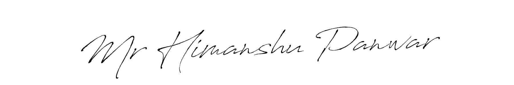 Make a beautiful signature design for name Mr Himanshu Panwar. With this signature (Antro_Vectra) style, you can create a handwritten signature for free. Mr Himanshu Panwar signature style 6 images and pictures png
