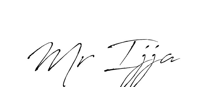 Also we have Mr Ijja name is the best signature style. Create professional handwritten signature collection using Antro_Vectra autograph style. Mr Ijja signature style 6 images and pictures png