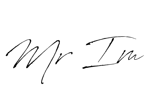 Mr Im stylish signature style. Best Handwritten Sign (Antro_Vectra) for my name. Handwritten Signature Collection Ideas for my name Mr Im. Mr Im signature style 6 images and pictures png