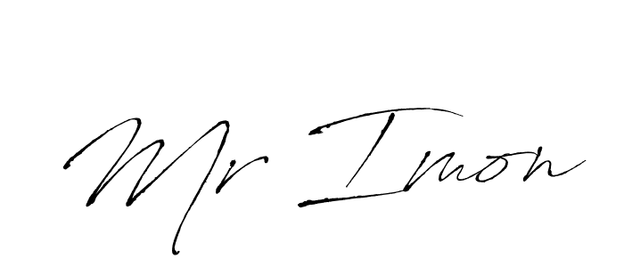 Also we have Mr Imon name is the best signature style. Create professional handwritten signature collection using Antro_Vectra autograph style. Mr Imon signature style 6 images and pictures png
