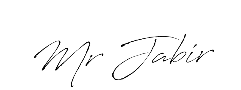 Mr Jabir stylish signature style. Best Handwritten Sign (Antro_Vectra) for my name. Handwritten Signature Collection Ideas for my name Mr Jabir. Mr Jabir signature style 6 images and pictures png