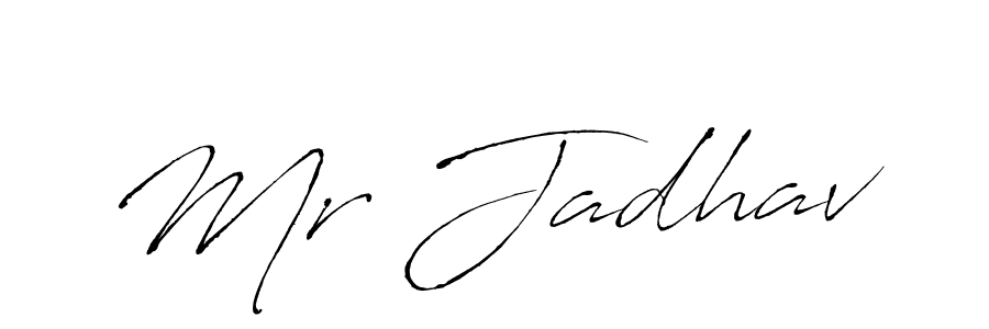 Also we have Mr Jadhav name is the best signature style. Create professional handwritten signature collection using Antro_Vectra autograph style. Mr Jadhav signature style 6 images and pictures png
