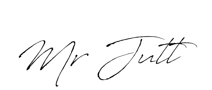 How to make Mr Jutt name signature. Use Antro_Vectra style for creating short signs online. This is the latest handwritten sign. Mr Jutt signature style 6 images and pictures png
