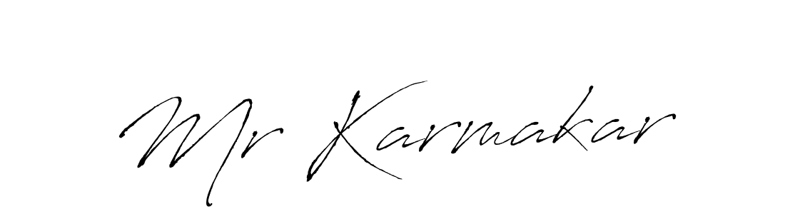 How to make Mr Karmakar name signature. Use Antro_Vectra style for creating short signs online. This is the latest handwritten sign. Mr Karmakar signature style 6 images and pictures png