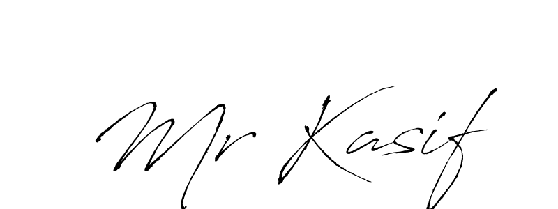 Make a beautiful signature design for name Mr Kasif. With this signature (Antro_Vectra) style, you can create a handwritten signature for free. Mr Kasif signature style 6 images and pictures png