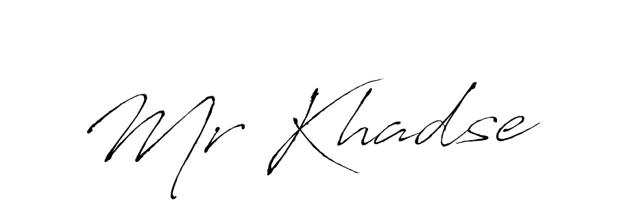 Antro_Vectra is a professional signature style that is perfect for those who want to add a touch of class to their signature. It is also a great choice for those who want to make their signature more unique. Get Mr Khadse name to fancy signature for free. Mr Khadse signature style 6 images and pictures png