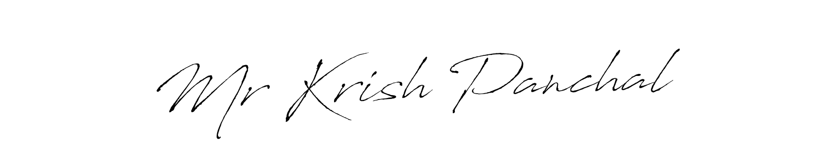 Once you've used our free online signature maker to create your best signature Antro_Vectra style, it's time to enjoy all of the benefits that Mr Krish Panchal  name signing documents. Mr Krish Panchal  signature style 6 images and pictures png