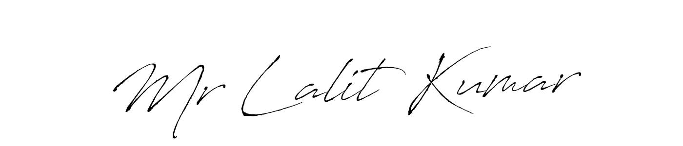 How to make Mr Lalit Kumar signature? Antro_Vectra is a professional autograph style. Create handwritten signature for Mr Lalit Kumar name. Mr Lalit Kumar signature style 6 images and pictures png
